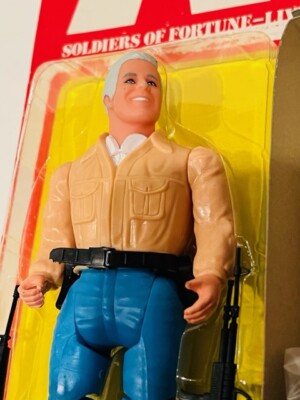 A-Team action figure vtg Galoob toy John Hannibal COMPLETE weapon