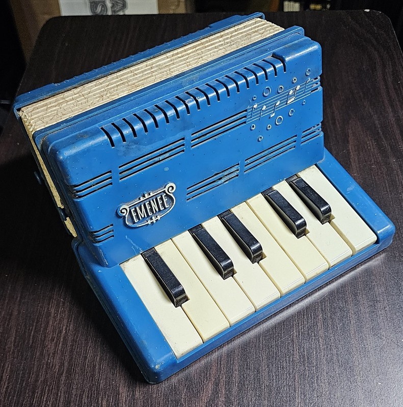 Vintage Emenee Piano Accordion Kids Toy Learn Accordion Kids Musical Toy Easy