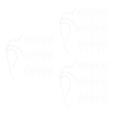 150 pcs Stick Stems Bouquets, White, For Wedding Decors