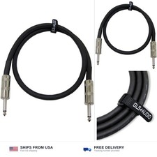 GLS Audio Speaker Cable 1/4 inch to 1/4 inch - 12 AWG Professional Bass/Guita...