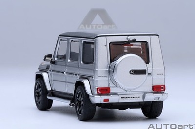1/64 Mercedes-Benz AMG G63 Silver 2017 Diecast Model Car By