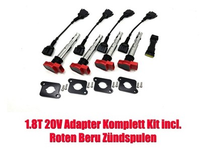 1.8T 20V TFSI Zündspulen Adapterkabel Umbau Set für Audi A3 A4 AEB Golf 4 AGU