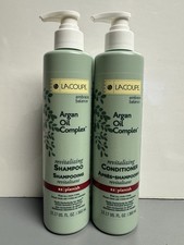 2 PACK LaCoupe Argan Oil Complex Shampoo  Conditioner Set Combo 12oz Dovelok