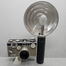 Vintage Argus C3 35mm Rangefinder Camera w/ Flash   Shutter Fires   Untested