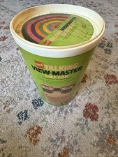 GAF Talking View-Master Gift Pak W/Viewer Reels In Canister-Rare Set 1969
