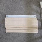 Squirrel Cordless Bamboo Roman Shade Beige 24"W x 74"H Light Filtering — photo 1