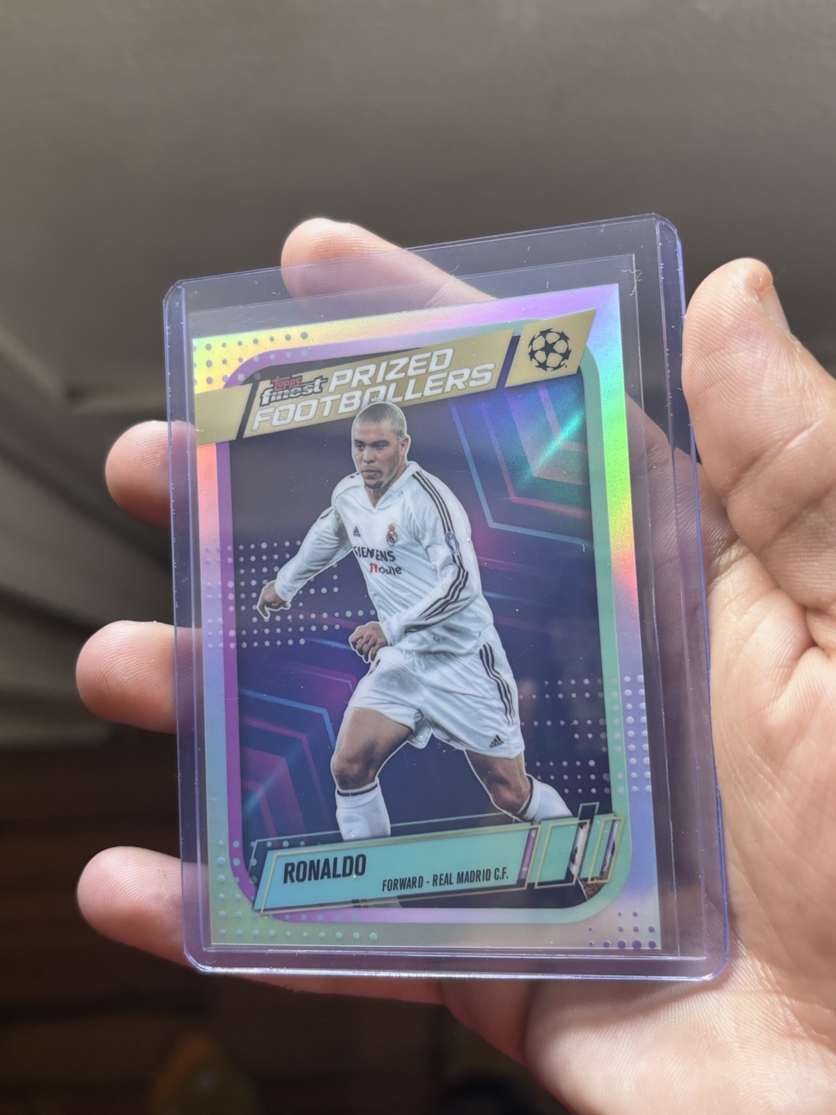 2026 Topps Finest Soccer Ronaldo Prized Footballers view 2