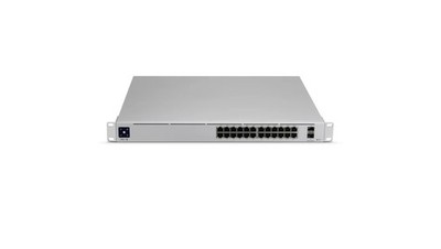 0817882027649 Switch 16x RJ45 1000Mb/s PoE+, 8x RJ45 1000Mb/s PoE++, 2x SFP+ Ubi