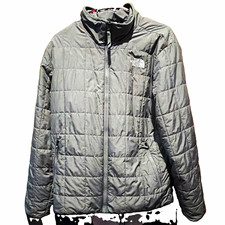 The North Face Mens Gray 700 Down Full Zip Pu...