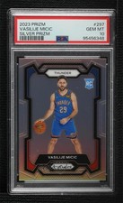 2023-24 Panini Prizm Silver Prizm Vasilije Micic #297 PSA 10 GEM MT g6p