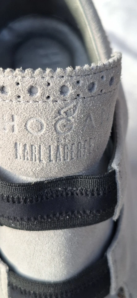 Scarpe donna tronchetti Hogan by Karl Lagerfeld grigio chiaro 38 - Immagine 4 di 4