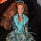 Vintage Mattel 1994 Special Edition Long Red Hair Barbie Doll, Emerald Elegance