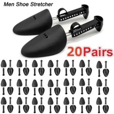   40 Pcs Men Adjustable Form Plastic Shoe Tree Shaper Keeper Boot Shoe Stretcher
