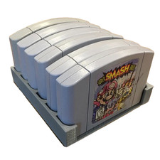 Nintendo 64 N64 Game Cartridge Display Stand Holder DVD Cases Organizer Tray