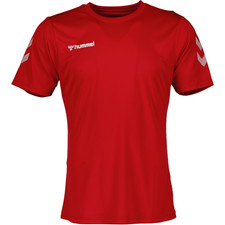 Hummel Solo Jersey Men's Short Sleeve Football Shirt Top Kit True Red - S-3XL