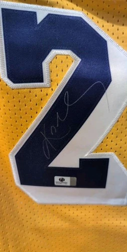 Kobe Bryant Signed M&N Los Angeles Lakers Basketball Jersey with COA