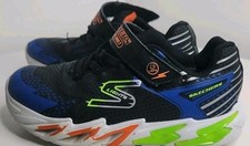 Sneakers Blue/Orange, Size 4 411074LS