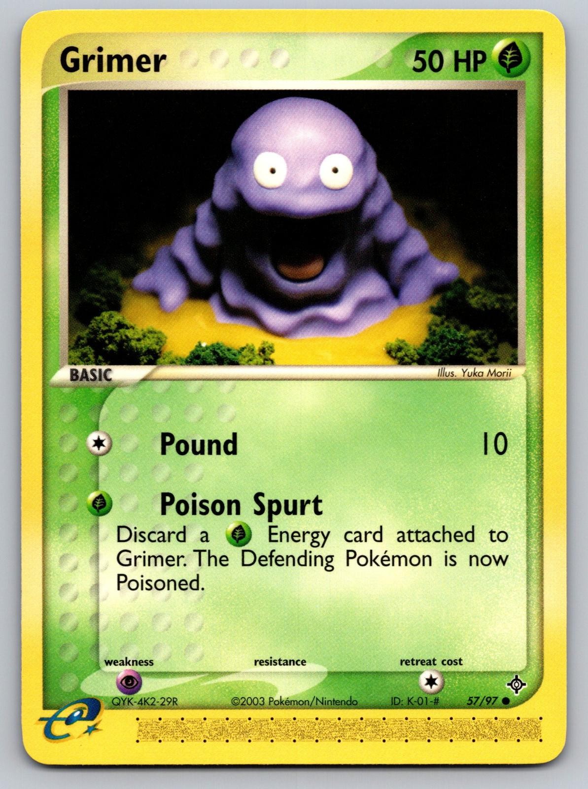 Grimer 57/97 Common Dragon Pokemon Near Mint