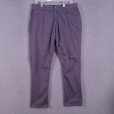 Nike Pants Mens 34x30 Purple/Gray Dri Fit Slim Fit Straight Stretch 32x30 Tag