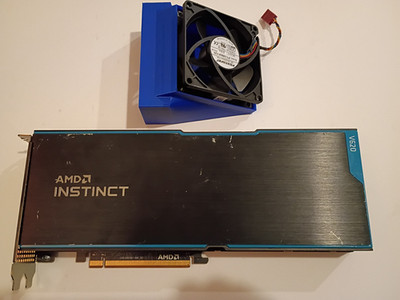 AMD Radeon Pro Instinct V620 32GB GDDR6 PCIe w/ Shroud + Fan