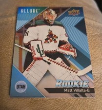 2024-25 Upper Deck Allure - Matt Villalta #104 Black Rainbow - Utah Mammoth