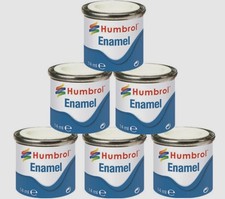 Enamel Model Paint Humbrol 14ml Gloss Metallic Satin Matt Hobby Paint