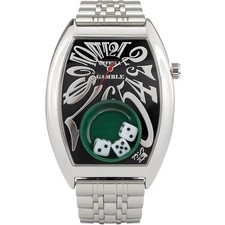 Frank Miura Macau Gambling Watch FMT104-SVSVBK Three dice