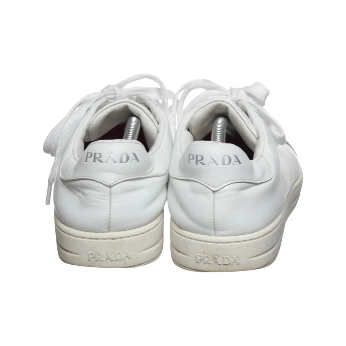 Prada, Sneaker, Größe: 39 1/2, Weiß, Damen #QSF