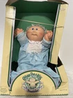 Cabbage Patch Preemie, Girl In Blue Christening Gown, Bald, Blue Eyes