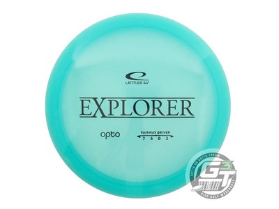 USED Latitude 64 Opto Explorer 174g Teal Black Stamp Distance Driver Golf Disc