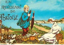 Postcard - 95 - Pontoise - Returning from Pontoise - Illustration - CPM - V