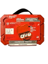 Milwaukee 49-22-3091 12 PC HOLE DOZER™ with Carbide Teeth Hole Saw Plumber's Kit