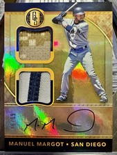 2017 Gold Standard Baseball Manny Margot Jersey Auto Patch Rookie Card # /99