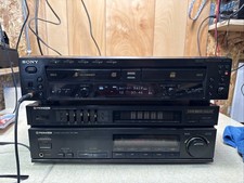 Sony RCD-W500C 5 Disc Changer CD Recorder Dual Deck Player PARTS OR REPAIR