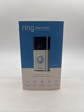 Ring Video Doorbell 720p Two Way Talk Wi-Fi Connected- Satin Nickel Brand New 