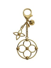 Louis Vuitton M67931 Bloomy Gold Brass Bag Charm Key Ring