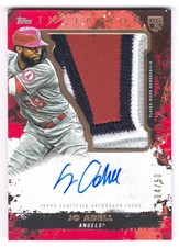2021 Topps Inception Jo Adell RPA Rookie Jumbo Quad 4-Color Patch Auto Red #/50