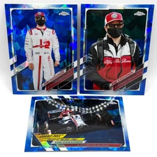 2021 Topps Chrome Sapphire Formula 1 F1 Kimi Raikkonen 3 Card Base Lot