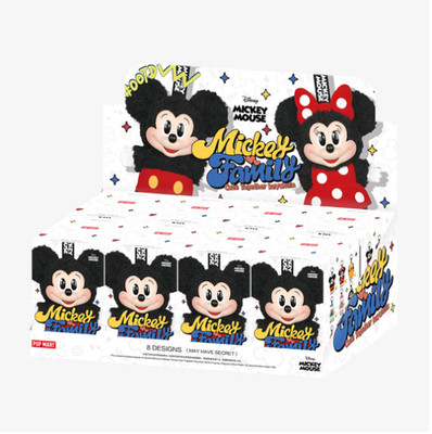POP MART DISNEY Mickey Family Cute Together Serie Schlüsselanhänger Blind Sor...
