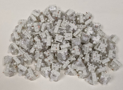 Kailh Halo Clear Switches   Plate Mount   Tactile   MX Compatible   100pcs