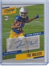 2021 Prestige Tre Walker Xtra Points Autograph Auto Rookie RC San Jose State 