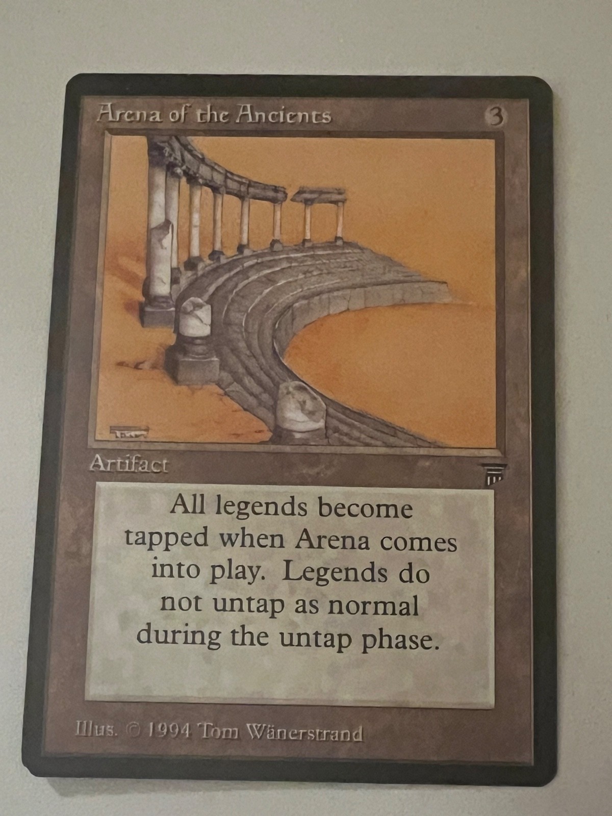 Magic the Gathering MTG Legends Arena of the Ancients NM-(Slight Warp (Beta Bob)