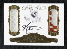 2017 Flawless Collegiate Dual Diamond Memorabilia 18/25 Ricky Williams Auto 6m7