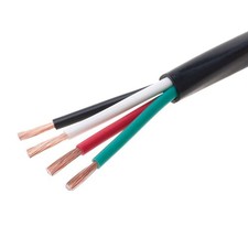 Cables Direct 14-Gauge Outdoor Speaker Wire, 250 Ft 4 Conductor, Copper Cla...