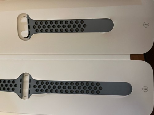 Apple Nike Sport Band For Watch 40MM Obsidian Mist/Black CIB VG 2020 RARE OOP - Zdjęcie 6 z 7