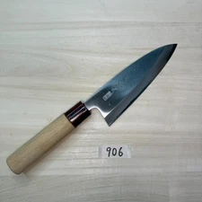 Japanese Kitchen knife, Deba ,#906 , used,  made in Japan 155/280mm, 208g