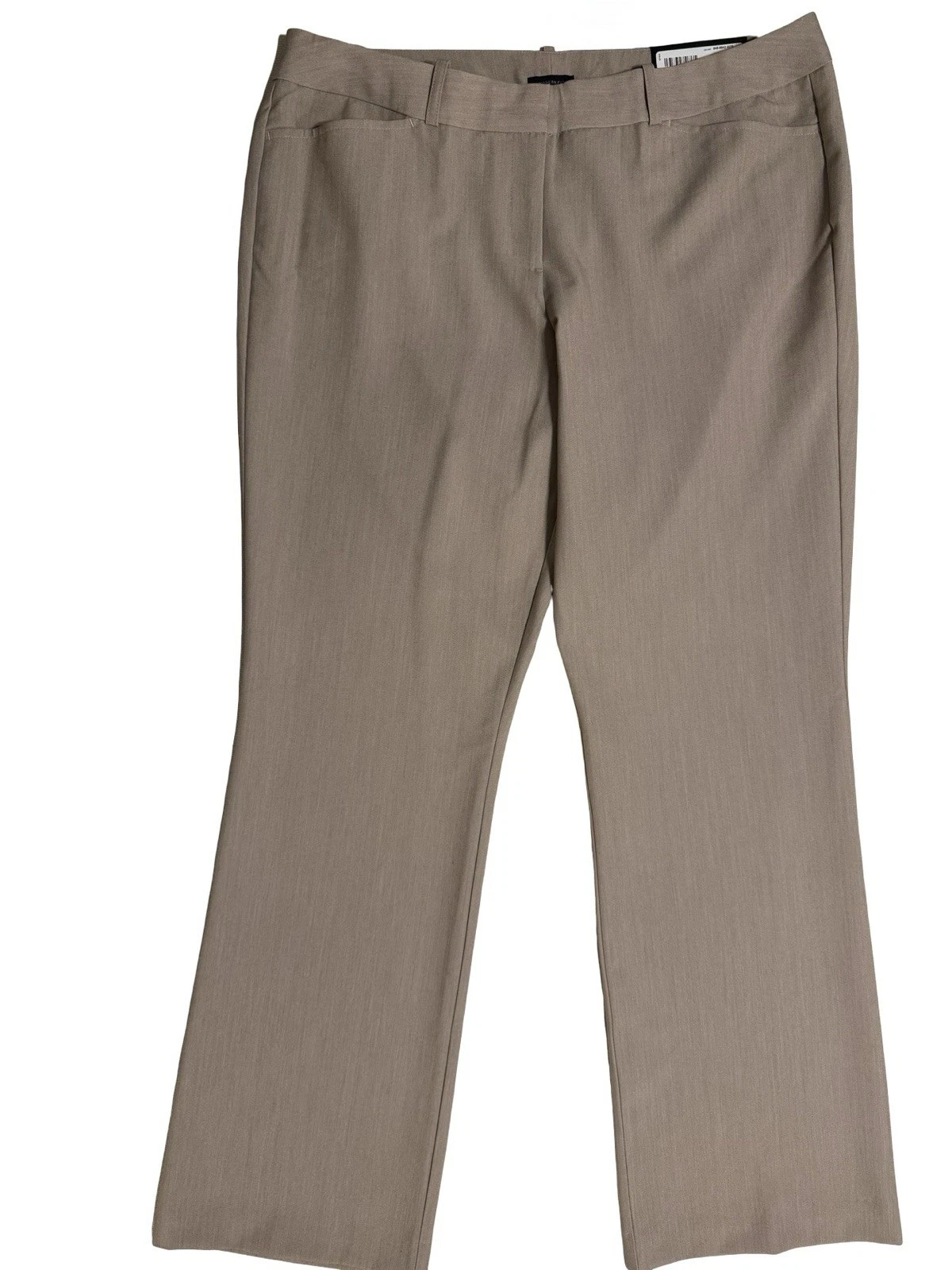 WORTHINGTON Modern Fit Tumbleweed Trouser Leg Pants Zip Fly Women’s Size 14W NWT