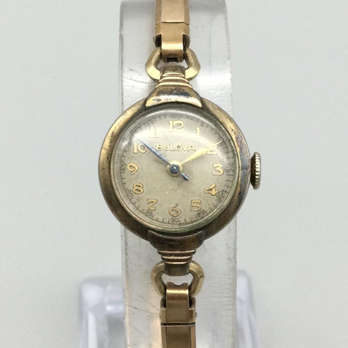 Vintage Bulova Womens Watch 18mm Cocktail 10K RGP 1964 Manual Wind