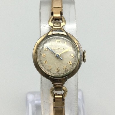 Vintage Bulova Womens Watch 18mm Cocktail 10K RGP 1964 Manual Wind
