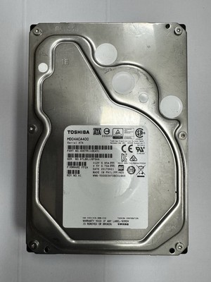 Toshiba 4TB, SATA 3, 3.5'' Internal Hard Drive (MG03ACA400)